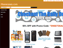 Tablet Screenshot of phonecases.com